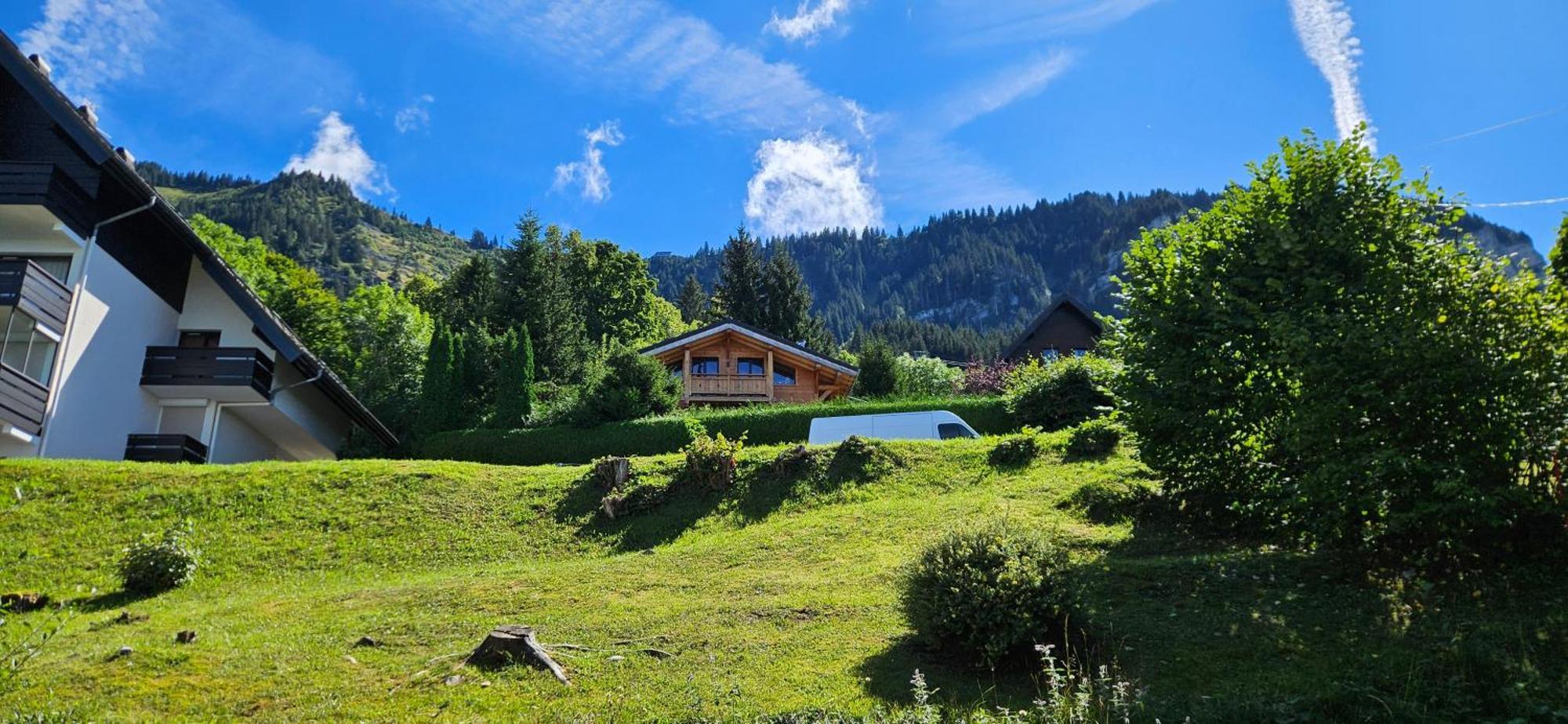 Chalet Les Alpages Vue Panoramique Sur Le Lac Leman Thollon-les-Memises Exterior foto