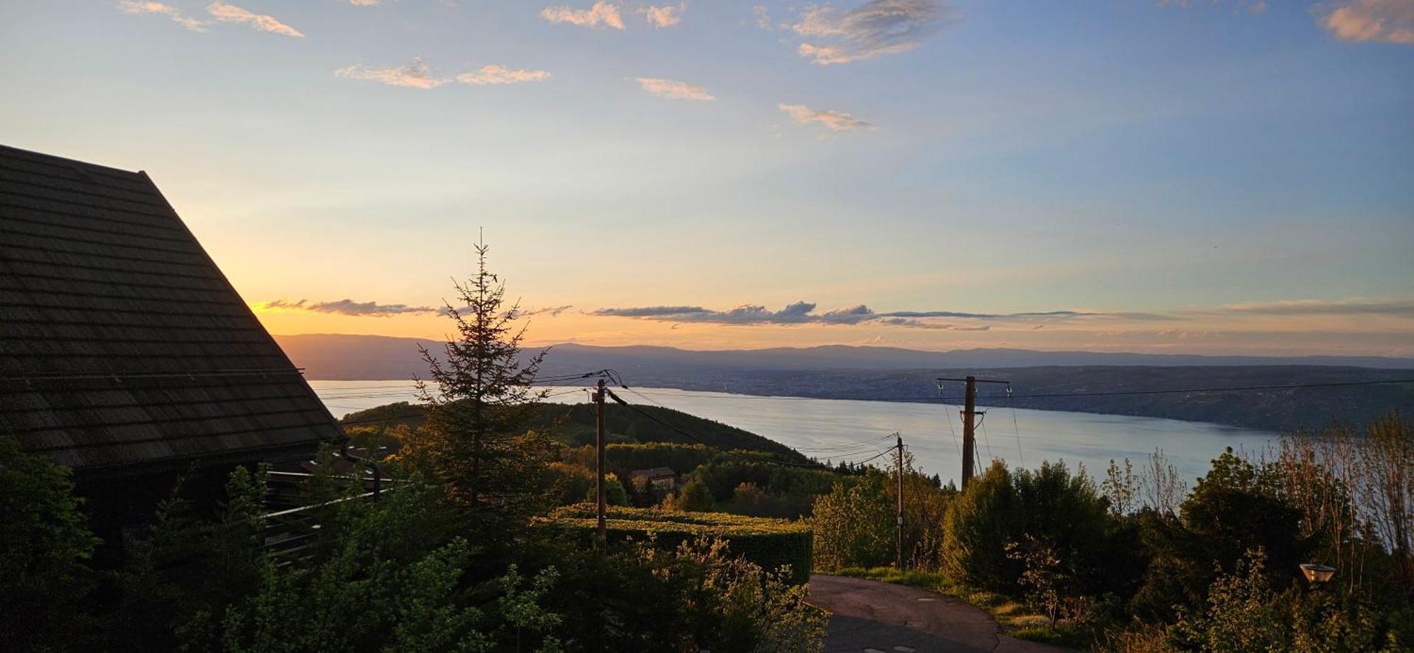 Chalet Les Alpages Vue Panoramique Sur Le Lac Leman Thollon-les-Memises Exterior foto